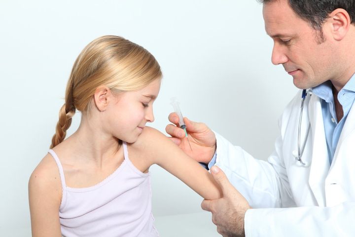 Impfung für ein Kind