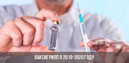 Vaxigripp en 2019-2020
