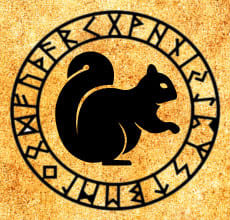 Squirrel - totem of the Slavic horoscope
