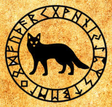 Räven är ett totem av det slaviska horoskopet