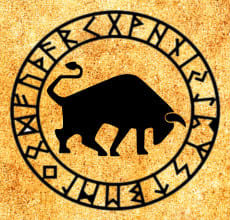 Bull - totem dari horoskop Slavik