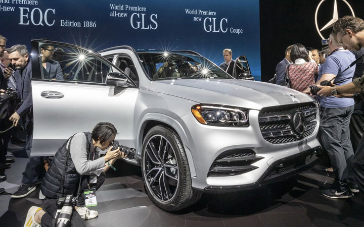 Prezentace nového vozu Mercedes GLS 2020
