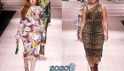Plus size fashion jurken van Dolce & Gabbana 2019-2020