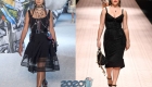 Fekete, plusz méretű ruha - készítette: Dolce & Gabbana
