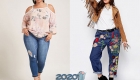Jeans de moda para mujeres con sobrepeso para 2019-2020