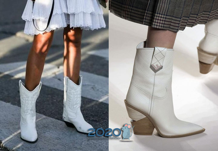 White boots fall-winter 2019-2020