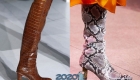 Reptile skin - zapatos de moda otoño-invierno 2019-2020