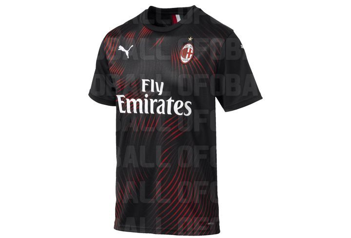 The third set of equipment for FC Milan 2019-2020