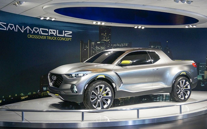 Nouvelles voitures pick-up Santa Cruz 2020