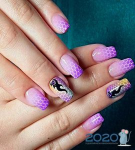 Airbrush on nails trend 2020