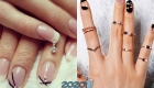 Fashionable rings and pendants for nails