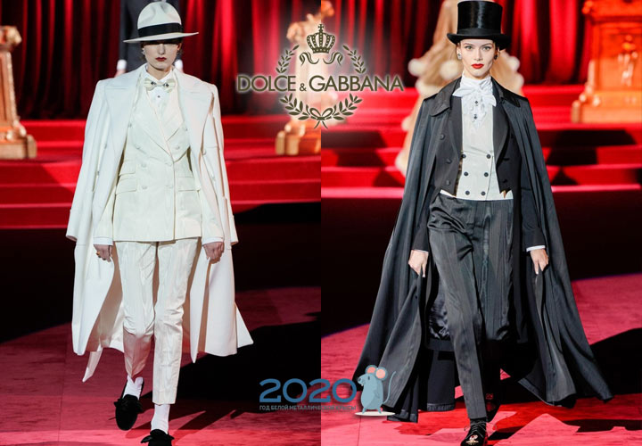 เสื้อกันฝนแฟชั่น Dolce Gabbanna ฤดูใบไม้ร่วงฤดูหนาว 2019-2020