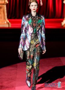 Dolce Gabbanna brocart mode automne-hiver 2019-2020