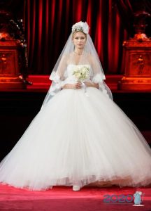 Wedding dress Dolce Gabbanna fall-winter 2019-2020