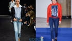 Fashionable cropped jeans fall-winter 2019-2020
