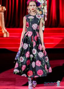 Gezwollen jurk Dolce & Gabbana herfst-winter 2019-2020