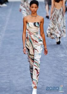 Jumpsuit with bright print fall-winter 2019-2020