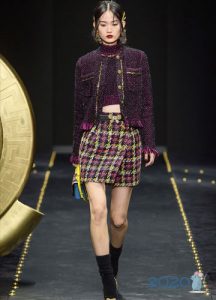 Mini plaid skirt fall-winter 2019-2020