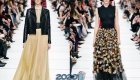 Modne spódnice od Dior jesień-zima 2019-2020