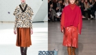 Pleated skirt winter fashion 2019-2020