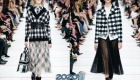 Jupes Dior automne-hiver 2019-2020 en tissus transparents