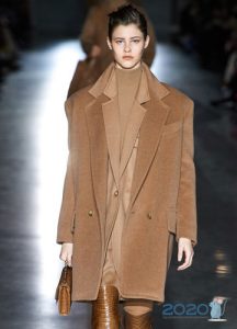 Kahverengi ceket sonbahar-kış 2019-2020
