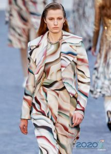 Jacket with an abstract pattern autumn-winter 2019-2020