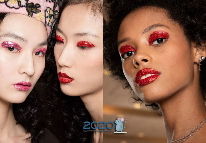 Brillantes Make-up für Herbst und Winter 2019-2020