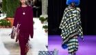 Women's knitted suit winter models 2019-2020