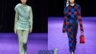 Fashionabla stickade kostymkollektioner hösten-vintern 2019-2020