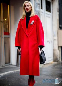 Manteau de mode de la mode de la rue automne hiver 2019-2020