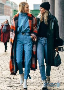 Abrigo de moda estilo callejero otoño-invierno 2019-2020