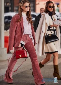 Street fashion women suit winter 2019-2020