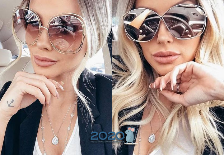 Oversized glasses - fashion models 2019-2020