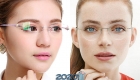 Delicadas gafas sin montura - moda 2020