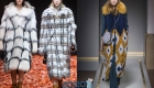 Fur coats with patterns autumn-winter 2019-2020