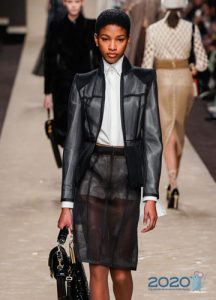 Leather jacket fall-winter 2019-2020