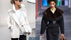 2020 için moda koyun derisi palto