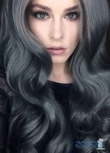 Color de cabello gris oscuro - 2020 fashion