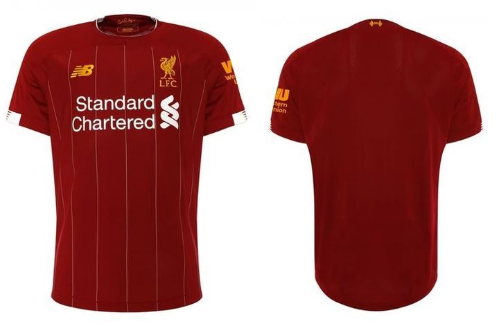 Liverpool home kit για την εποχή 2019-2020