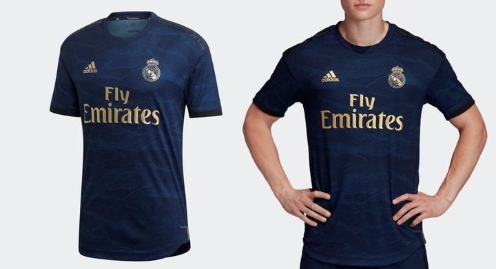 Kit tamu dalam bentuk baru Real Madrid 2019-2020