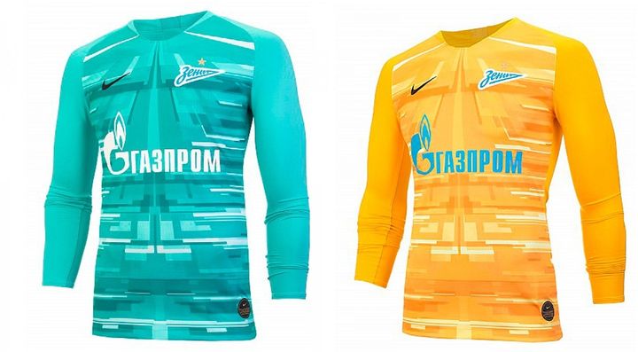 Equipo de portero Zenit FC para la temporada 2019-2020