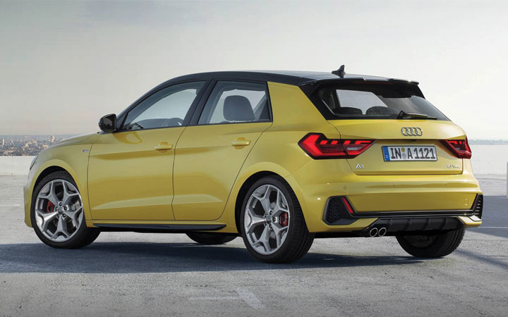 Utsidan av Audi A1 2019-2020