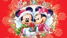 Nowy rok Mickey Mouse rysunek