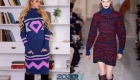 Robes tricotées à la mode pour l'hiver 2019-2020