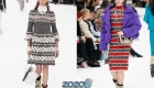 Chanel örme elbiseler sonbahar-kış 2019-2020