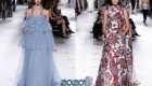 „Givenchy“ plunksnų suknelė „Couture“ rudens žiema 2019-2020