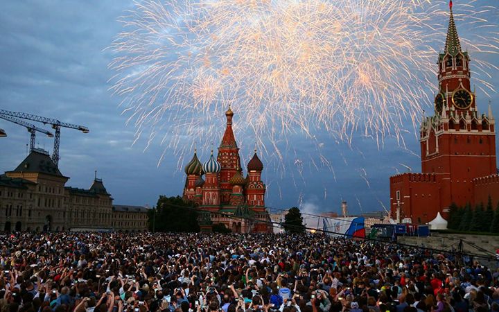 Dzień Rosji w Moskwie
