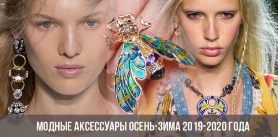 Accessoires de mode automne-hiver 2019-2020