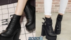 Massive models of ankle boots - fashion 2019-2020